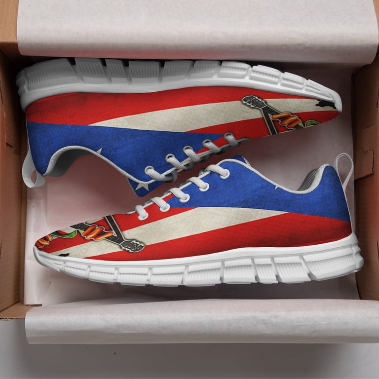 Puerto Rico American Flag Shoes for Men Women Running Shoes  display picture 1