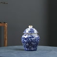 thumbnail image 1 of Tarro de para jengibre, bote de té de estilo Oriental, tarro de almacenamiento esmaltado, florero de cerámica decorativo para el hogar, Fernando tarro de jengibre, 1 of 8