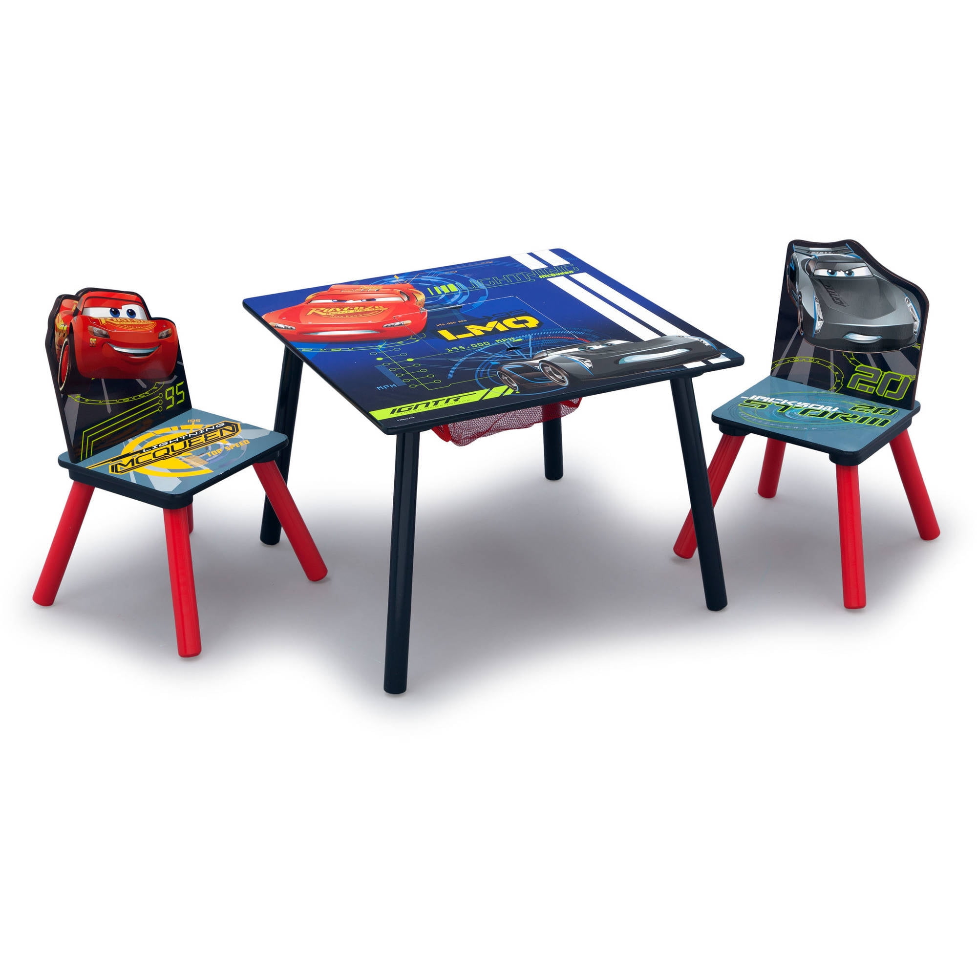 Disney Pixar Cars Kids' Table and Chair Set with Storage - Delta Children