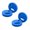 Blue-4Pcs, variant on Water Exercise Discs for Pool Aerobics, 4 Pack EVA Foam Water Weights for Resistance Training, Hand Held Swim Discs for Aquatic Fitness, Swimming Beginner, 7.1 Inch