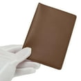 thumbnail image 3 of Unique Bargains 1 Pc Passport Holder Solid Multiple Card Slots Passport Sleeve Brown, 3 of 5
