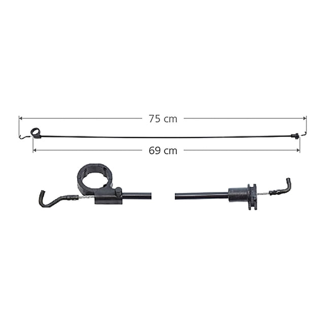 1 Chicote Cerradura Pointer 1997 A 2005 Volkswagen Del Der