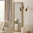 thumbnail image 5 of Bouclair Walnut Full-Size Mirror with Wood Frame, 5 of 5