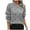 Gray Sweaters, variant on Cute Sweater for Women Basic Crew Neck Long Sleeve Knitwear Dressy Work Pullover Office Tops Gray S