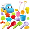 thumbnail image 1 of Creative Kids Beach Toy Set With Sand Truck Watering Can Rake Shovel For Outdoor Sand Digging Water Play Toy, 1 of 8