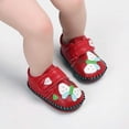 thumbnail image 2 of Baby Girls Boys Pu Leather Sneakers Anti-Slip Rubber Sole Cartoon Moccasins Handmade Newborn Slippers Hard Bottom Toddler First Walkers Infant Crib Shoes, 2 of 6