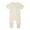 Beige, variant on Baby Rompers Footless Pajamas Zipper Short Sleeve Sleeper Jumpsuit,Kids Clothing,3-6 Months