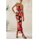 thumbnail image 5 of Vestido largo PRETTYGARDEN para mujer 2025, verano, floral, negro, XS, 5 of 9