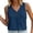 Blue Tank Tops, variant on Women Summer Solid Color Fashion Sleeveless Shirt For Casual V Neck Tank Tops Blouse Tunic Holiday Ladies Camisole