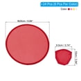 thumbnail image 2 of Uxcell Disque Volant Pliable de 10 Pouces, Ensemble en Vrac de Disques Volants de Poche Pliants, 4 Couleurs, Lot de 24, 2 of 7