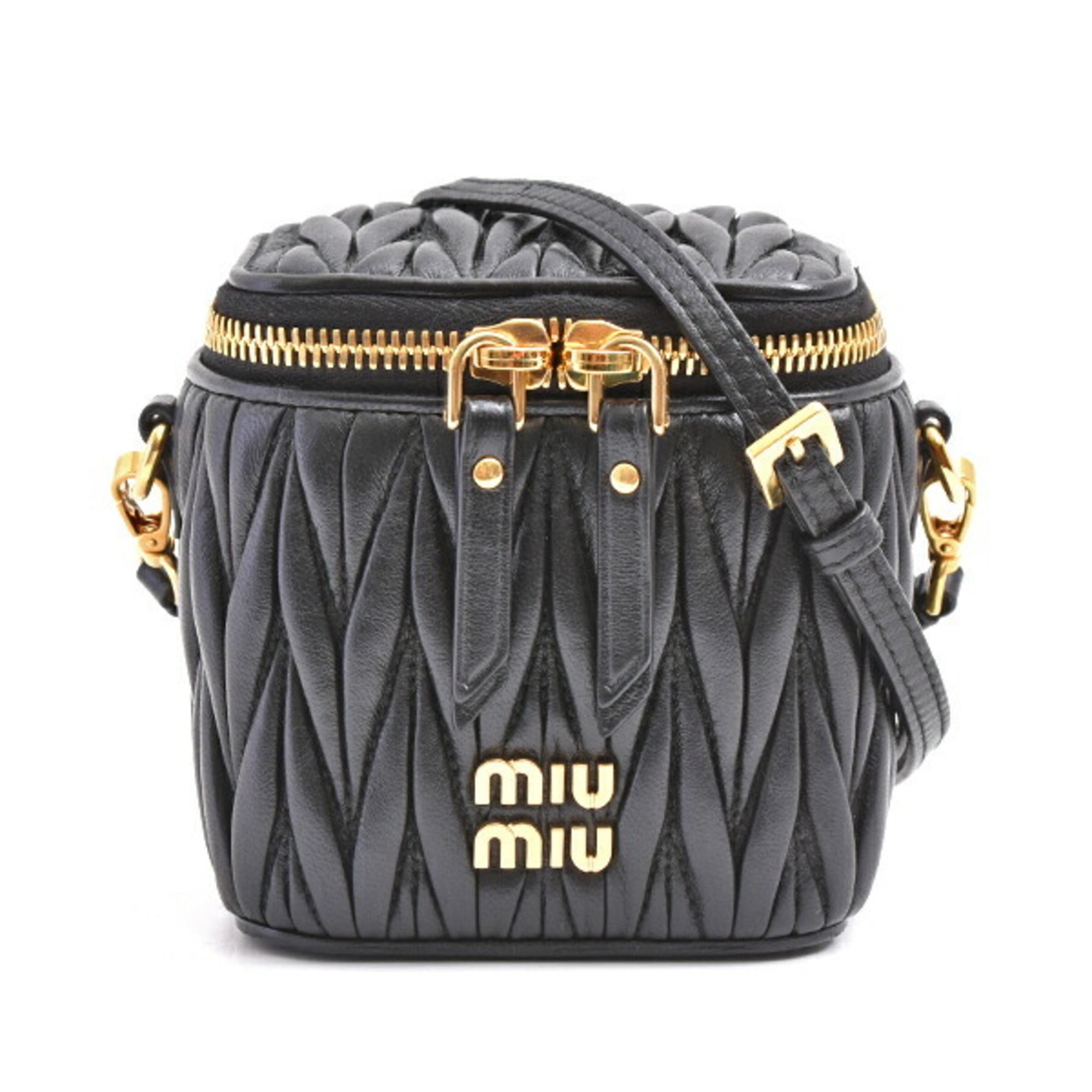 Miu Miu Black Matelasse Bag