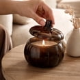 thumbnail image 3 of Halloween Pumpkin Jar Candle Farm Apple Pumpkin Scented 3 Wick Confetti Figural Desktop Thanksgiving Fall Decoration Gifts, 3 of 7