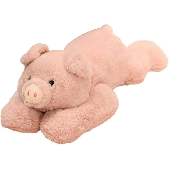 Weighted Stuffed Animals For Anxiety, 19.7in 3.3lbs Weighted Pig Stuffed Animal Toy Cute Pink Pig Plush Pillow For Adults Boys Girls