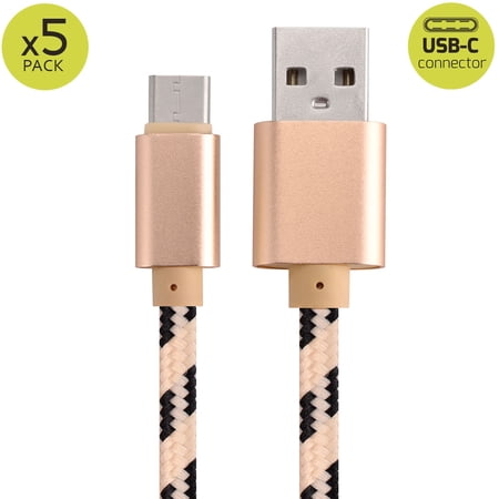 5x 3FT USB Type C Fast Charging Cable USB-C Type-C 3.1 Data Sync Charger Cable Cord For Samsung Galaxy S8 S8 Plus S9 S9 Plus S10 S10+ S10e Nexus 5X 6P OnePlus 2 3 LG G5 G6 V20 HTC M10 Google Pixel XL price history on PriceWatchPro