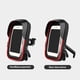 thumbnail image 5 of Naiovety Soporte de teléfono para motocicleta de bicicleta, funda impermeable de 6,4 pulgadas, soporte para manillar, fundas para bolsa, soporte para Ciclismo Rojo Lusterko wsteczne Naiovety OD2816-03B, 5 of 6