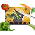thumbnail image 2 of Carolines Treasures BB1821LCB Halloween Black Pug Glass Cutting Board Large, 12H x 16W, multicolor, 2 of 2