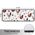 thumbnail image 5 of Kitchen Rugs Sets Of 2,Egg Chicken Pattern Anti Fatigue Kitchen Mat Rugs Non Slip Washable,Decorative Kitchen Floor Mats for Kitchen,Sink,Laundry,17"x47"+17"x47", 5 of 5