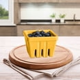 thumbnail image 1 of Cesta de frutas gruesa, cesta para frutas y alimentos, diseño moderno, fruta fresca, ideal para fiestas, decoración del hogar, portátil, estructura metálica, base de madera, 2 niveles, para, 1 of 8