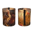 thumbnail image 2 of Naloa Cat Dog Friendship Car Trash Can Garbage Car Accessories Trash Can Car Waste Bin for for Driver and Passenger Any Vehicle, 2 of 7