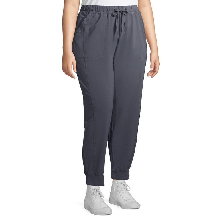 Terra Sky Women s Plus Size Knit Joggers Walmart