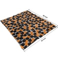 thumbnail image 4 of Halloween Black Cat Pumpkin Pattern Blanket,Comfortable Soft Lamb Wool Throw Blanket,All Season,Warm Lightweight Blankets for Sofa Bed Couch Living Room Chair,50"x60", 4 of 4