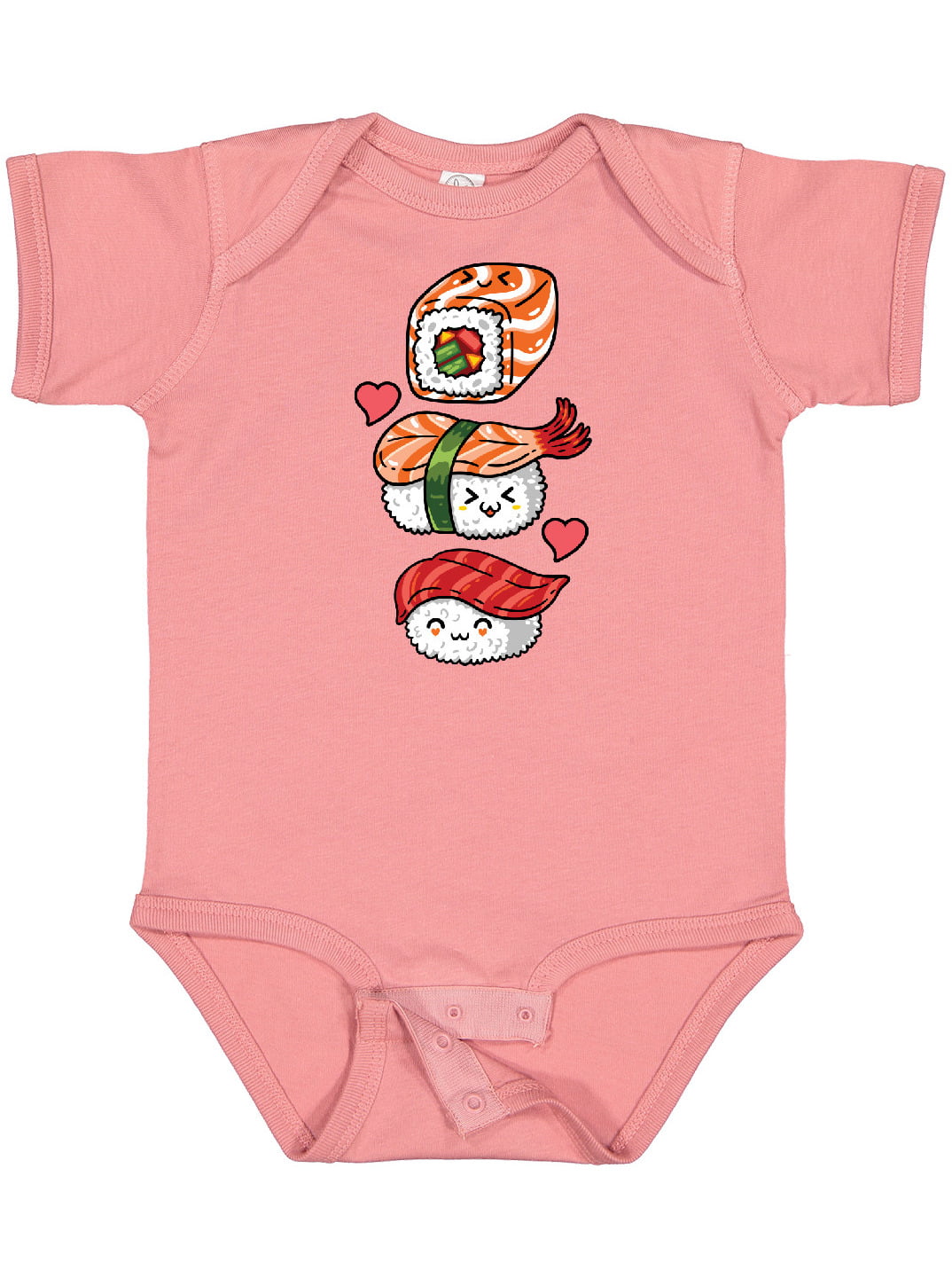 Sloth Loves Sushi Unisex Baby Short-Sleeve Fashion Bodysuit 