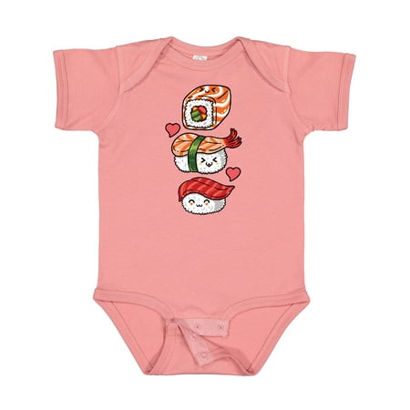 

Inktastic Cute Sushi Lover for Kids Gift Baby Boy or Baby Girl Bodysuit