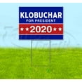thumbnail image 1 of Klobuchar For President 2020 (18" x 24") Yard Sign, Includes Metal Step Stake, 1 of 6