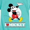 thumbnail image 3 of Disney - I Love Mickey - Toddler & Youth Girls Short Sleeve Graphic T-Shirt, 3 of 5