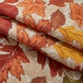 thumbnail image 4 of Newbridge Thanksgiving Leaves are Falling Rectangle Vinyl Tablecloth with Flannel Backing, 60 x 84 Inch, Autumn and Fall Season Contemporary Leaf Print Waterproof Dining Table Cover, 4 of 7