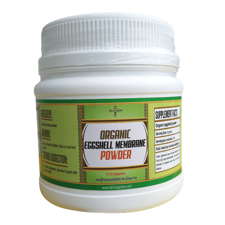 Powdered Egg Shell Membrane, 10 oz – Pure Eggshell Membranes in Convenient Powder, Fine Powder for Easy Mixing and Recipes