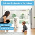 Perma Retractable Baby Gate for Ages 624 Months, 41" Tall x 71" Wide