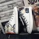 thumbnail image 1 of Zapatos de My Hero Academia para hombre, zapatos de Anime Midoriya Izuku, zapatos informales de lona, zapatos de lona All Might, zapatillas de deporte, Cosplayblanco40 Deng Xun unisex, 1 of 2