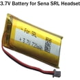 thumbnail image 3 of 3.7v 720mAh Battery for Sena SRL, SRL 2 Motorcycle Bluetooth SHOEI Neotec II SP51 SP55 Bluetooth Communication System SRL Battery Replacement, 3 of 6