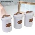 thumbnail image 4 of Kitchen Canister Set, 3PCS Kitchen Food Jars with Lids & Handle, Food Sealing Storage Container for Candy Tea Coffee Storage Canister, Tea Coffee Sugar Canister Set, 4 of 7