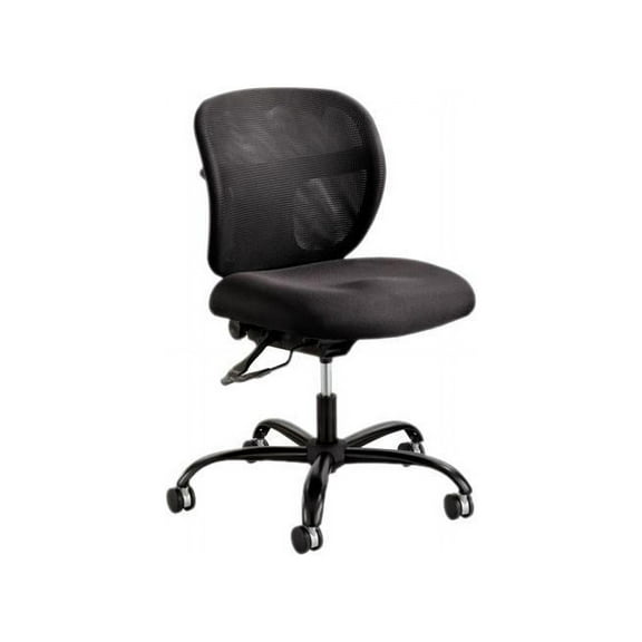 Safco Vue Mesh Big and Tall Office Chair in Black