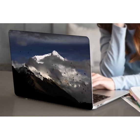 KSK KAISHEK Hard Shell Case Compatible with MacBook Air 13.6 Inch( Retina Display, 2022.0) + Black Keyboard Cover Model A2681 m2, Type C Colorful B 1037