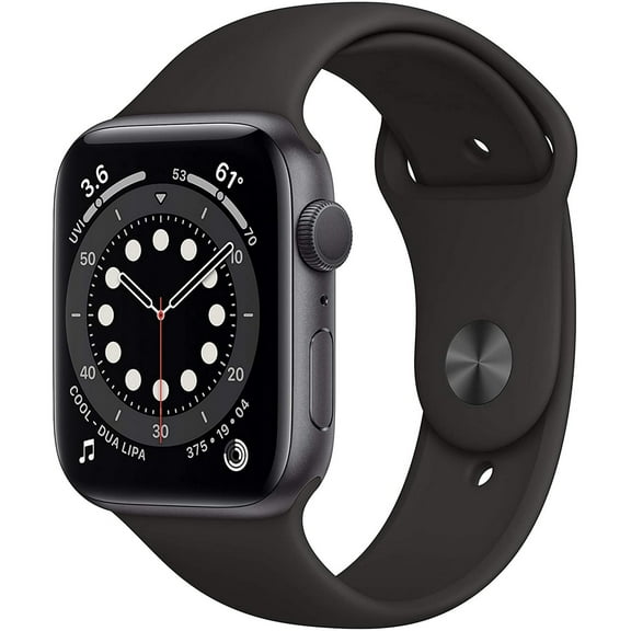 Pre-Owned Apple Watch Series 6 (GPS, 40mm) - Space Gray Aluminum Case with Black Sport Band - Heavily Used
