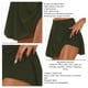 thumbnail image 4 of Falda con pantalones cortos para mujer, pantalones cortos falsos de 2 piezas, falda de entrenamiento de cintura alta para verano, 4 of 5