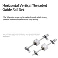 thumbnail image 3 of 8mm 2Pcs/Set T8 Screw Rod Metal Coupling Professional Design Repair Equipment Guide Rail Horizontal Vertical Home Business 3D Printer Machine Repairing Spare Parts, 3 of 7