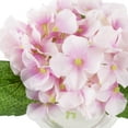 thumbnail image 2 of Hydrangea Artificial Floral Arrangement with Vase and Faux Water- Fake Flowers for Home Decor, Weddings, Shower Centerpiece by Pure Garden (Pink), 2 of 6