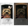 thumbnail image 2 of Caroline's Treasures PPP3047CNL Cairn Terrier Butterfly Ceramic Night Light, 6x4x3", multicolor, 2 of 2