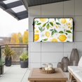 thumbnail image 2 of Outdoor TV Cover 40x25x4.5in, Farm Lemon Flower Leaves on White Weatherproof TV Screen Protector with Zipper, Watercolor Botanical Outside Television Cover Fits Up to 40-43", 2 of 9