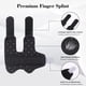 thumbnail image 3 of 2 piezas (negro) férula de dedo de código medio, funda protectora de órtesis de dedo ajustable que previene lesiones en los dedos durante los deportes, para lesiones en los dedos, dolor en las articulaciones oso de fresa Electrónica, 3 of 5