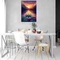 thumbnail image 4 of Mudket Framed Canvas Wall Art, White Orchid Candles Zen Stones Wall Decor, Elegant Calming Spa Floral Waterproof Art Prints for Bathroom Bedroom Living Room Home Decor - 24"L x 16"W, 4 of 9