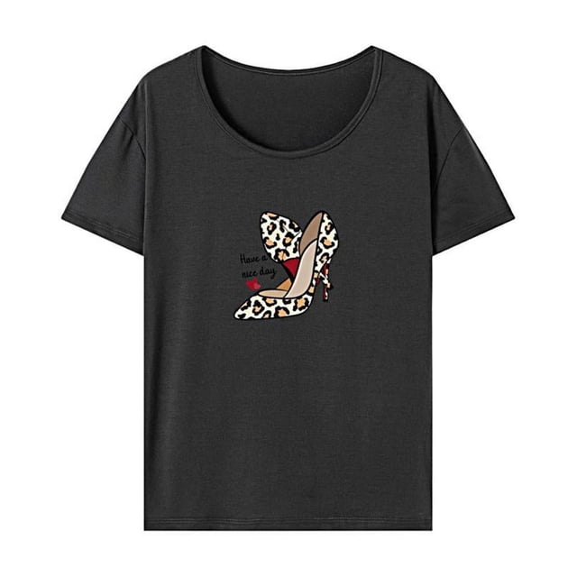 Camiseta para mujer con cuello redondo, camisetas de verano, camiseta básica para mochilero, mujer XL