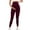 Wine, variant on Maternity Leggings Over The Belly Cotton Pregnancy Tight Pants Elastic High Waist Stretchy Comfy Yoga Workout Activewear Khaki S