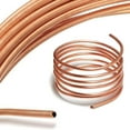 thumbnail image 3 of 1Meters Copper Tube 4mm OD ×2mm ID Soft Coil Copper Tubing Round Pipe Tubing (3.28FT)紫铜盘管 4x2mm 1米, 3 of 6