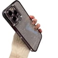 thumbnail image 6 of for iPhone Case,Luxury ElectroPlated Glitter Sparkle Sparkly Silicone Camera Lens Protection Soft Shockproof Phone Case (Gold,iPhone 13 Pro Max), 6 of 6