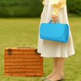 thumbnail image 6 of 59''x79'' Sandproof Waterproof Picnic Blanket, Beach Mat for Outdoor Camping Hiking Park, Portable with Tote Bag, Non-stick Sand & Grass, Foldable for Indoor Outdoor Use, Blue, 6 of 7